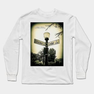 Stocker Street & Cedar Street, Glendale, CA by Mistah Wilson Long Sleeve T-Shirt